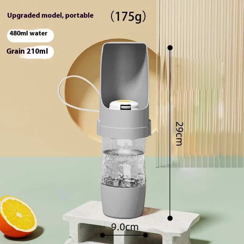Keep Your Pet Hydrated Anywhere πΆπ± β Portable 2-in-1 Water & Food Bottle
