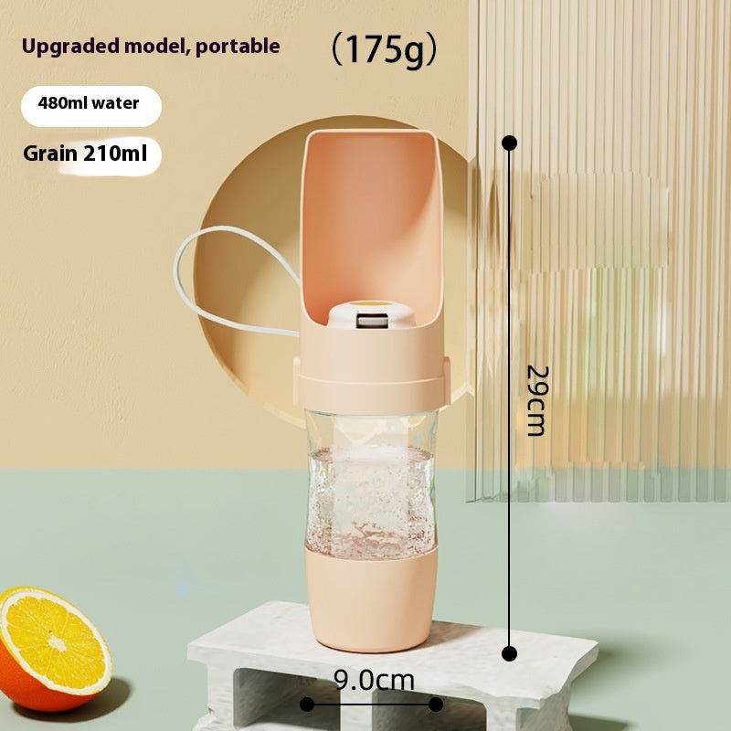 Keep Your Pet Hydrated Anywhere πΆπ± β Portable 2-in-1 Water & Food Bottle